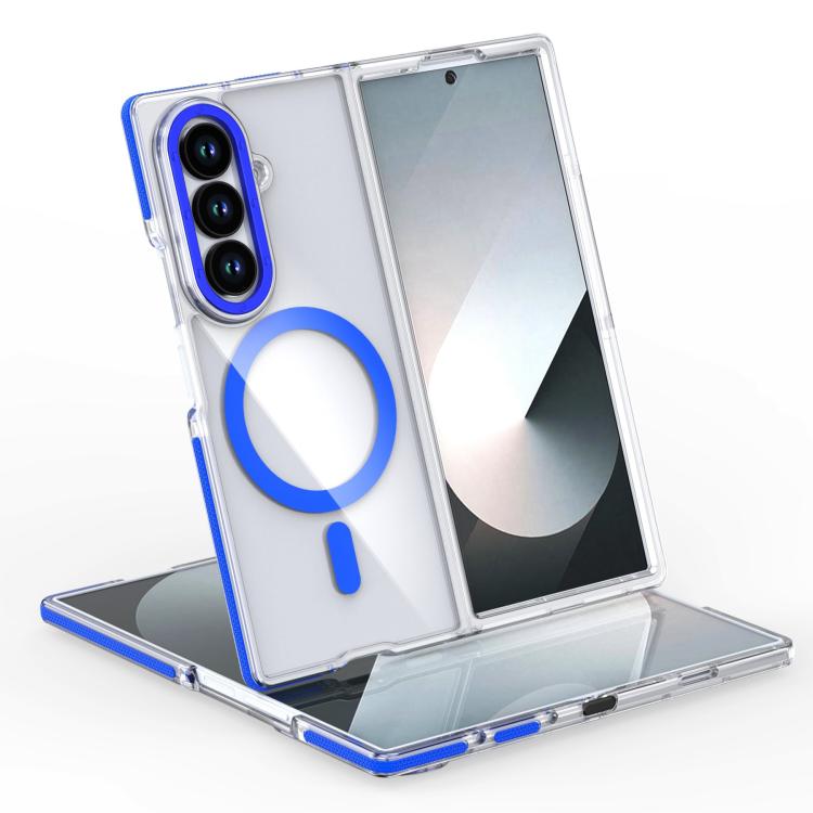 Dual-Color Clear Acrylic Hybrid TPU MagSafe Phone Case