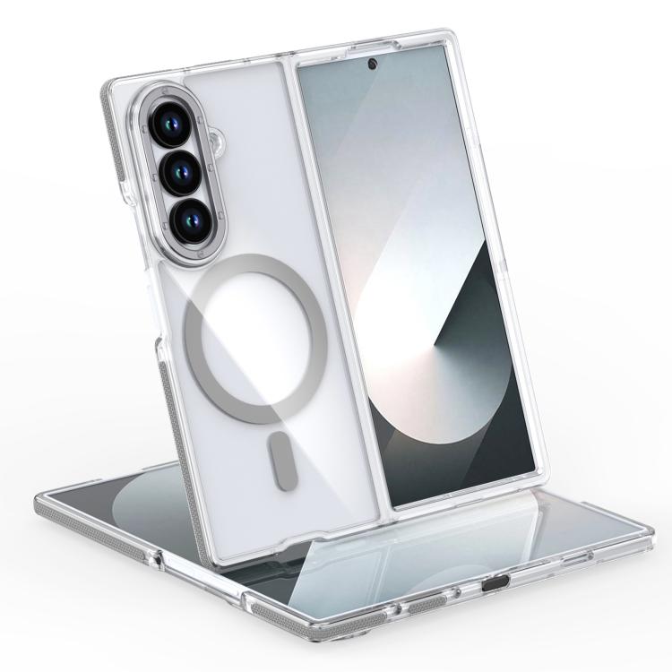 Dual-Color Clear Acrylic Hybrid TPU MagSafe Phone Case