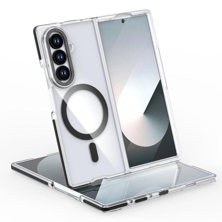 Dual-Color Clear Acrylic Hybrid TPU MagSafe Phone Case