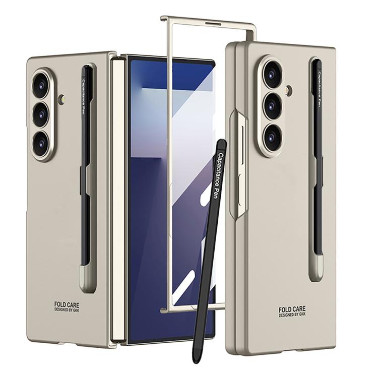 GKK Integrated Ultra-thin Full Cover Phone Case with Pen Slot, Not Included Pen