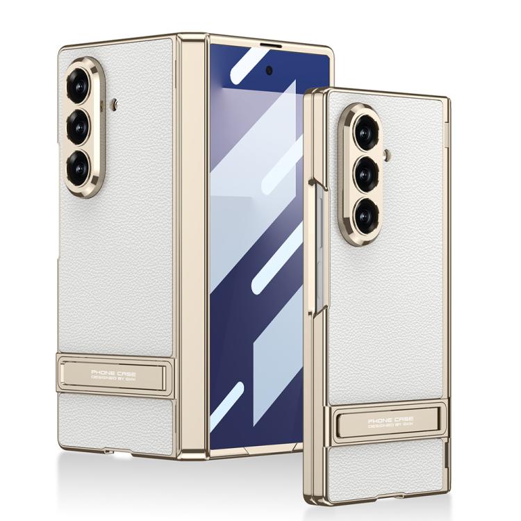 GKK Integrated Triumph Phantom Magnetic Leather Phone Case with Holder