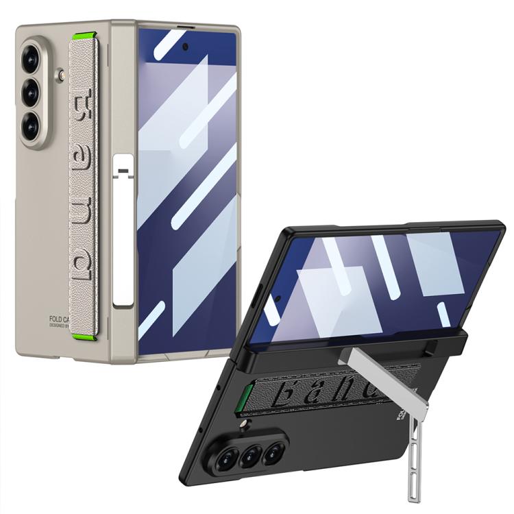 GKK Integrated Magnetic Folding Hinged Wristband Phone Case with Side Bracket