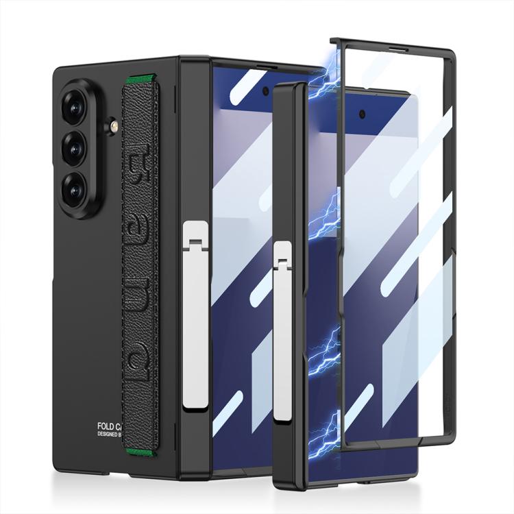 GKK Integrated Magnetic Folding Hinged Wristband Phone Case with Side Bracket