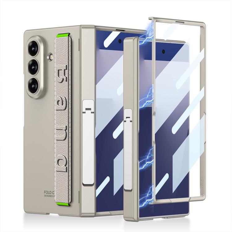 GKK Integrated Magnetic Folding Hinged Wristband Phone Case with Side Bracket