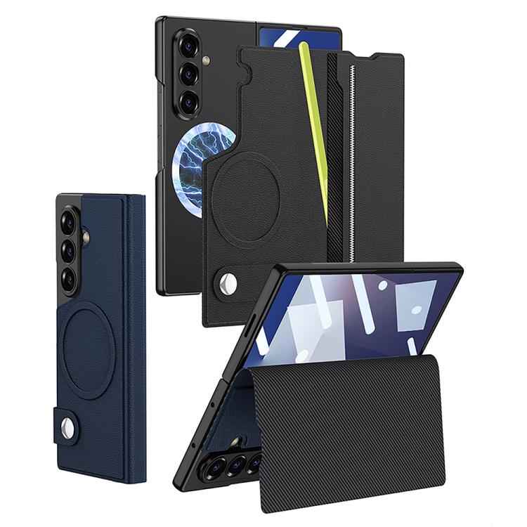 GKK Integrated MagSafe Magnetic Split Flip Leather Phone Case
