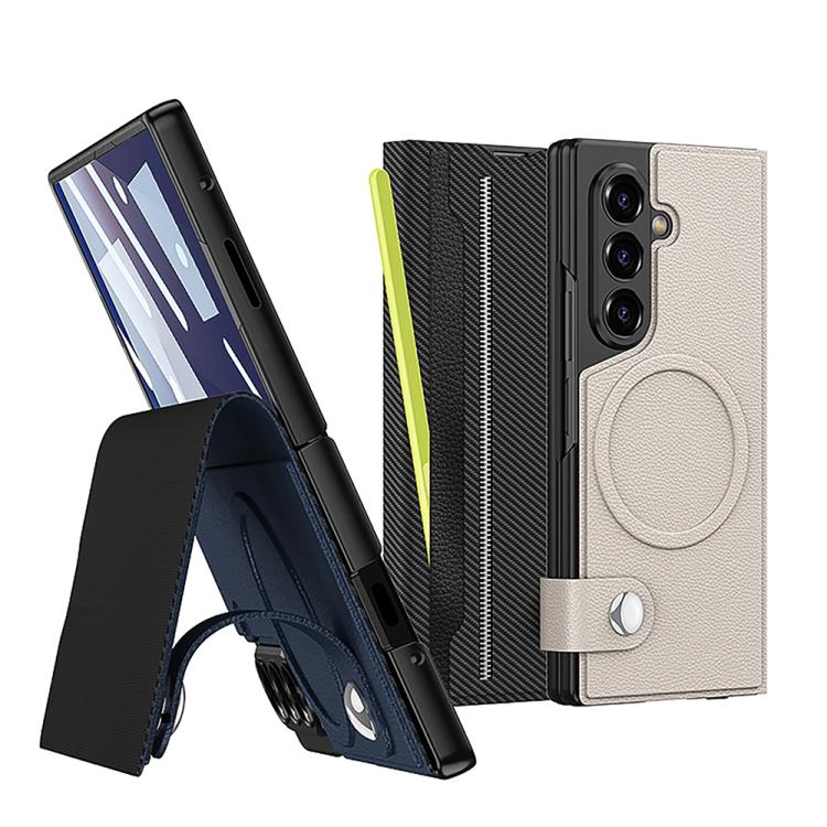 GKK Integrated MagSafe Magnetic Split Flip Leather Phone Case