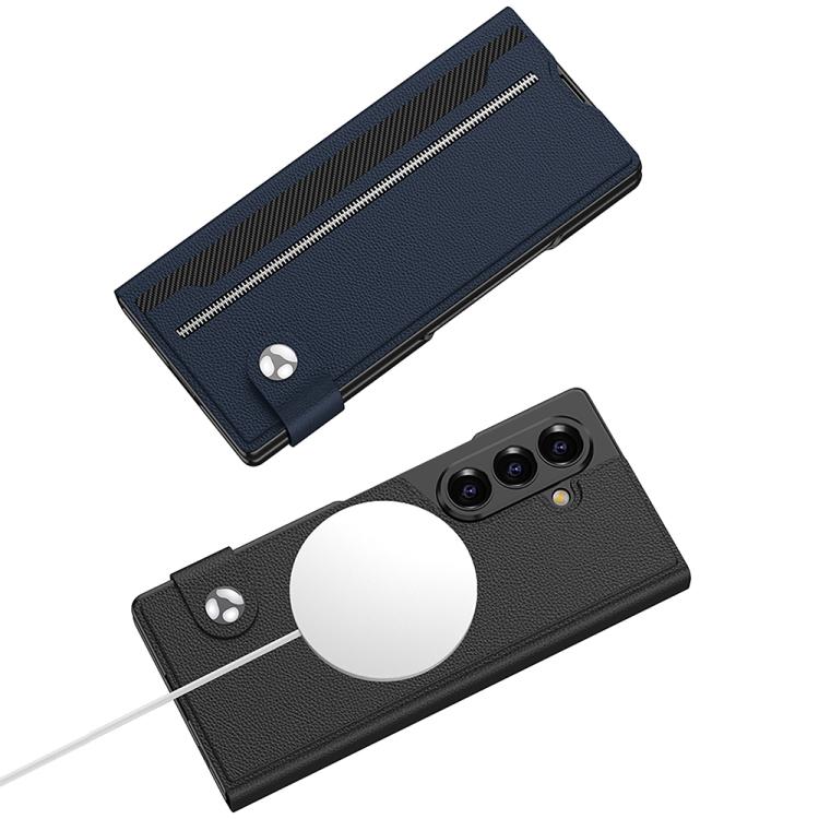 GKK Integrated MagSafe Magnetic Split Flip Leather Phone Case