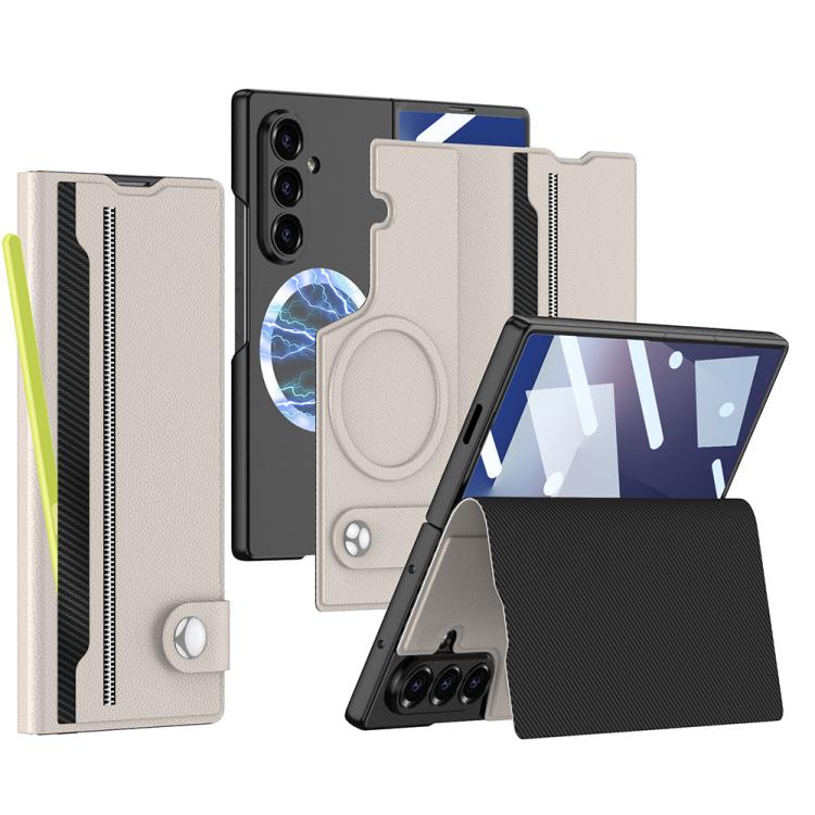 GKK Integrated MagSafe Magnetic Split Flip Leather Phone Case