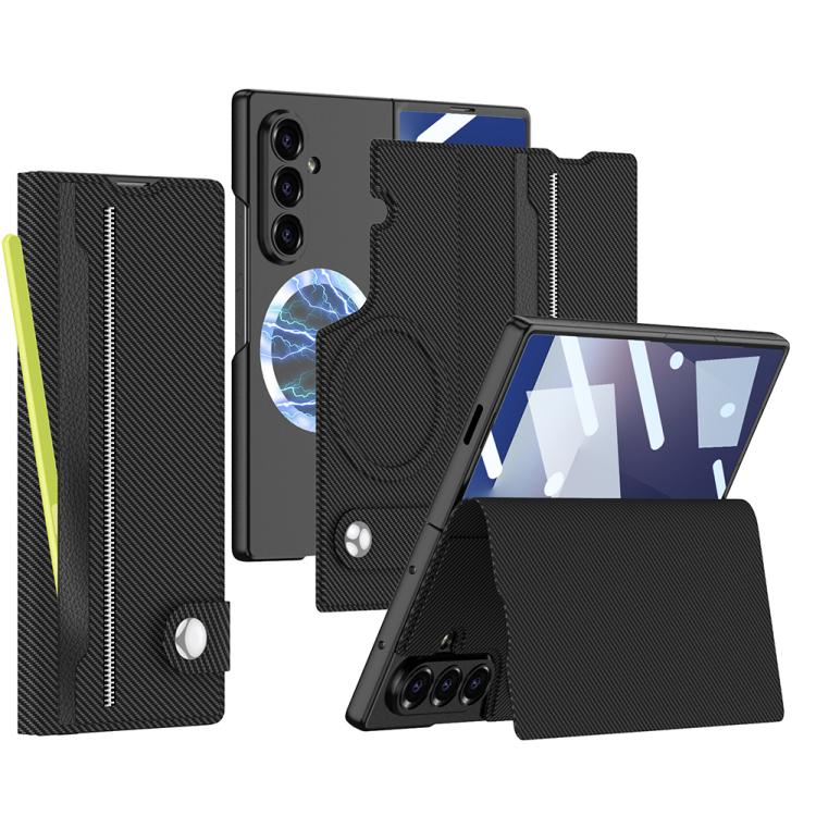 GKK Integrated MagSafe Magnetic Split Flip Leather Phone Case
