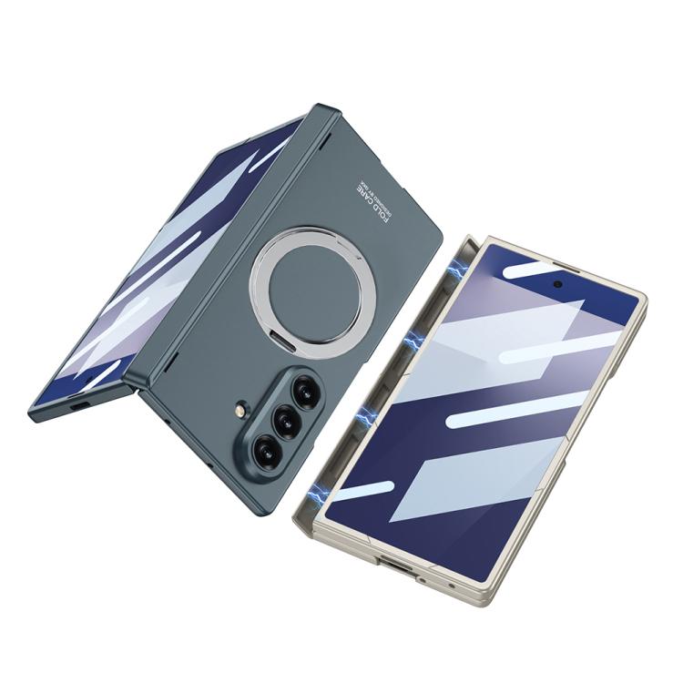GKK Integrated Magnetic Folding Hinge Full Coverage Phone Case with Rotating Bracket