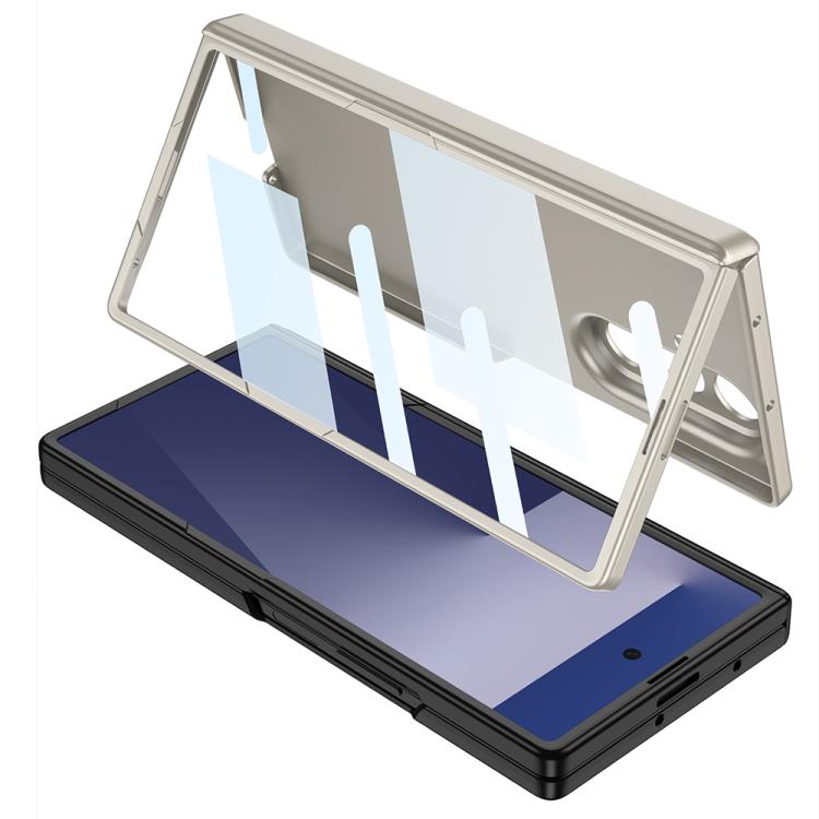 GKK Integrated Magnetic Folding Hinge Full Coverage Phone Case with Rotating Bracket