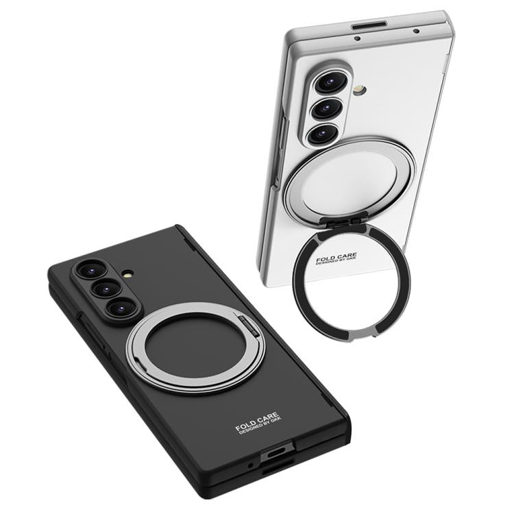 GKK Integrated Magnetic Folding Hinge Full Coverage Phone Case with Rotating Bracket
