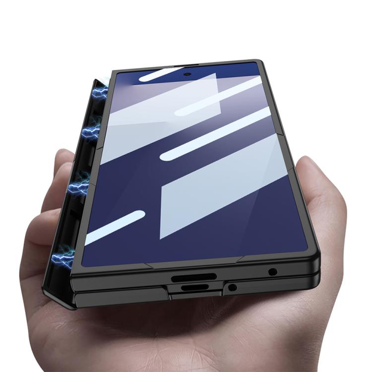 GKK Integrated Magnetic Folding Hinge Full Coverage Phone Case with Rotating Bracket