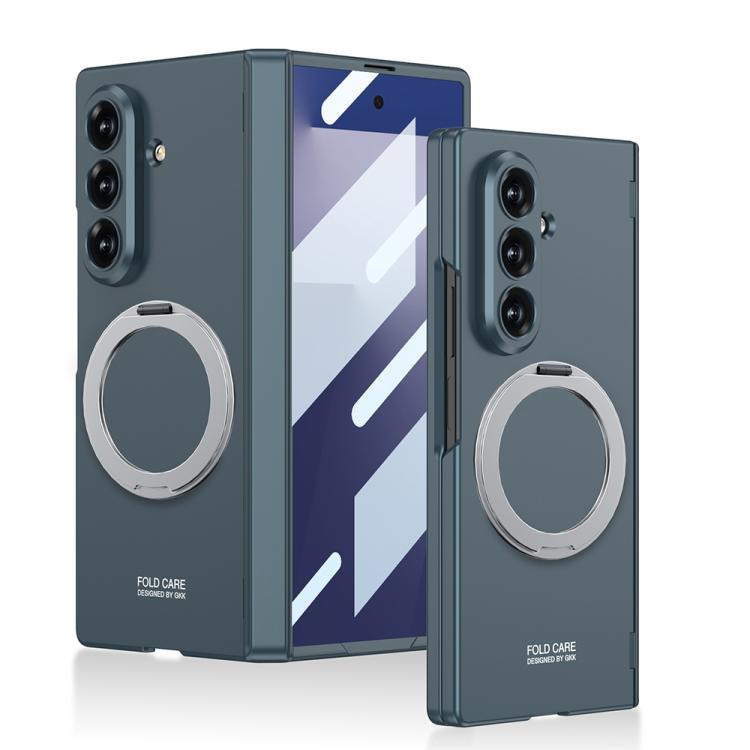 GKK Integrated Magnetic Folding Hinge Full Coverage Phone Case with Rotating Bracket