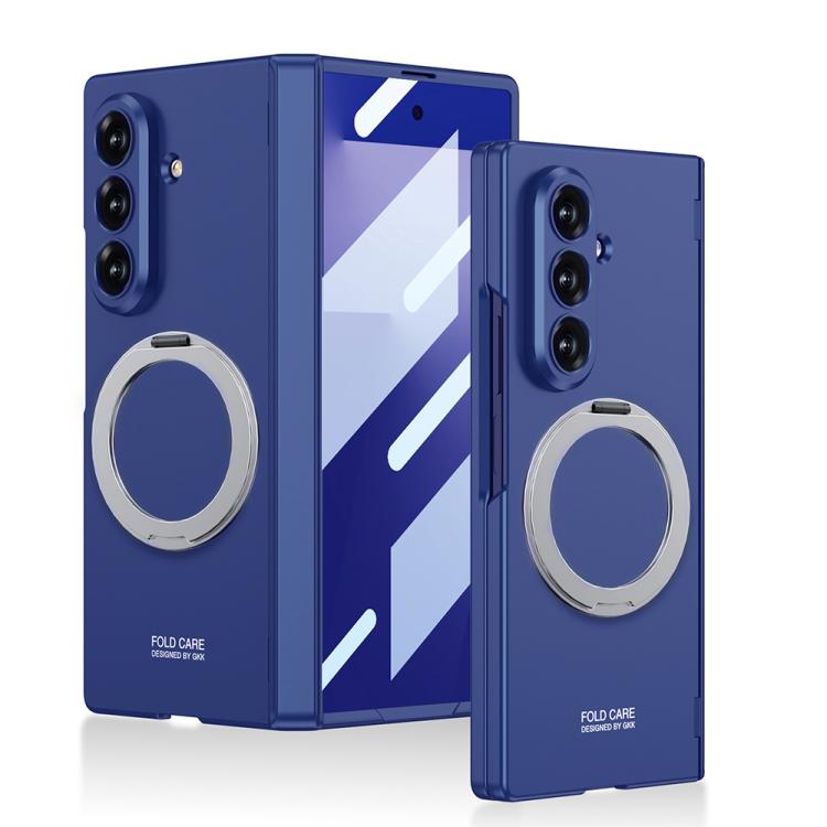 GKK Integrated Magnetic Folding Hinge Full Coverage Phone Case with Rotating Bracket