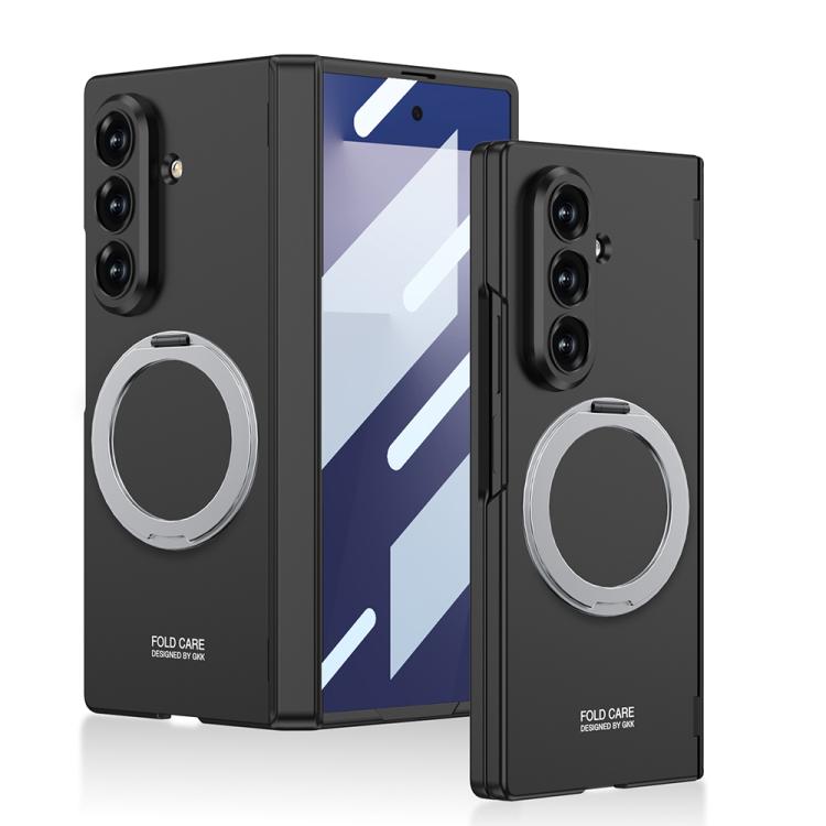 GKK Integrated Magnetic Folding Hinge Full Coverage Phone Case with Rotating Bracket
