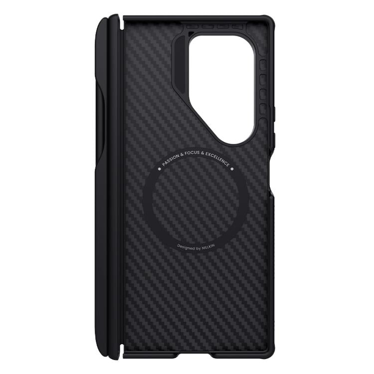 NILLKIN Fiber Shield Pro Magnetic Version Aramid Fiber TPU Phone Case with Stylus