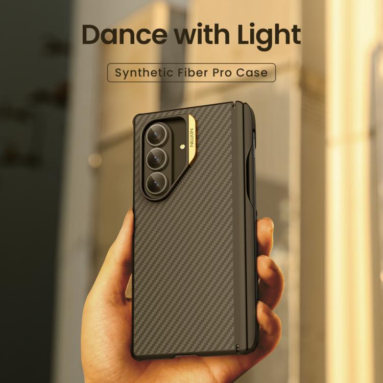 NILLKIN Fiber Shield Pro Magnetic Version Aramid Fiber TPU Phone Case with Stylus