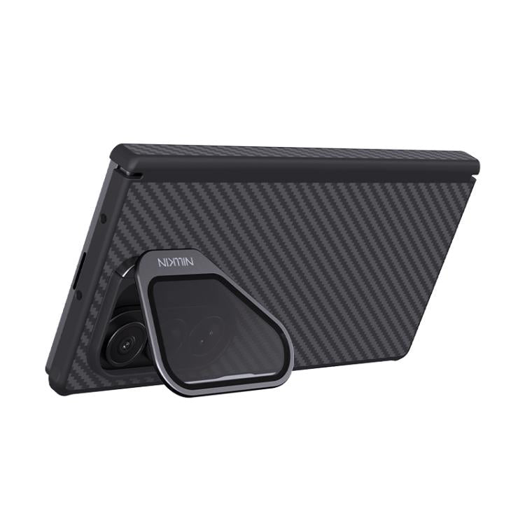 NILLKIN Aramid Fiber Transparent Mirror Cover Magnetic Version Phone Case