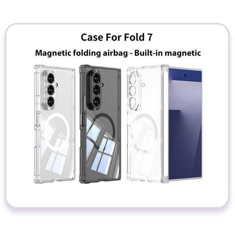 GKK MagSafe Magnetic Hinge Folding Airbag Full Cover Phone Case
