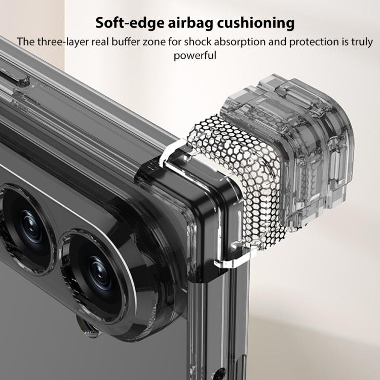 GKK MagSafe Magnetic Hinge Folding Airbag Full Cover Phone Case