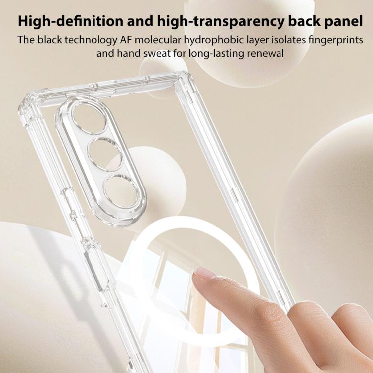 GKK MagSafe Magnetic Hinge Folding Airbag Full Cover Phone Case