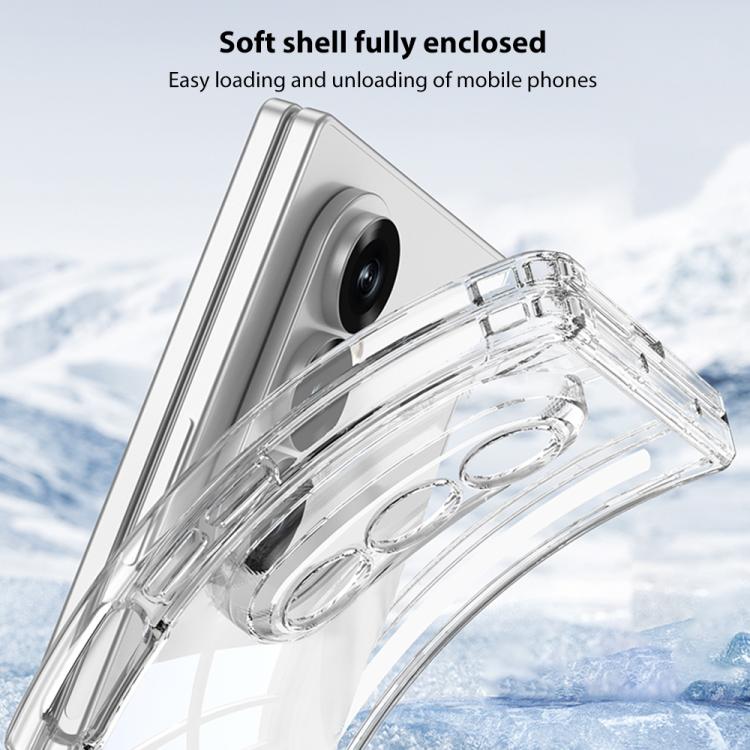 GKK MagSafe Magnetic Hinge Folding Airbag Full Cover Phone Case