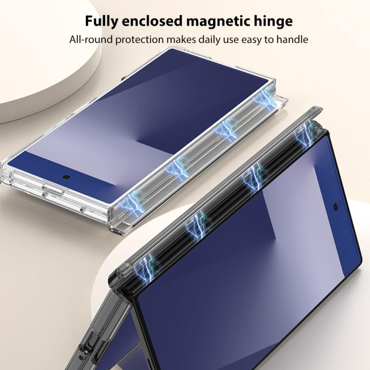 GKK MagSafe Magnetic Hinge Folding Airbag Full Cover Phone Case