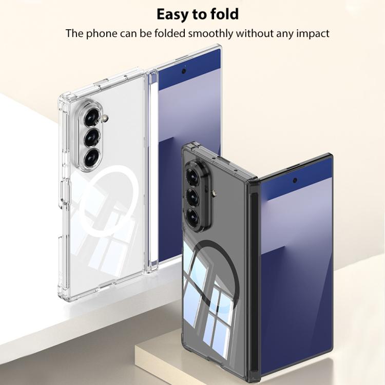 GKK MagSafe Magnetic Hinge Folding Airbag Full Cover Phone Case