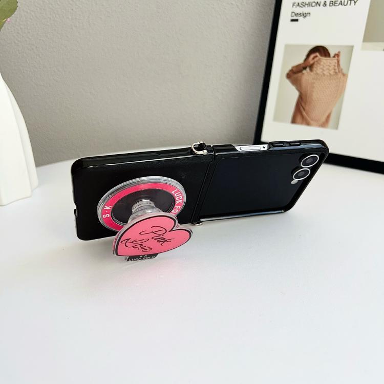 Side Buckle MagSafe Leather Texture Phone Case with Strap / Holder