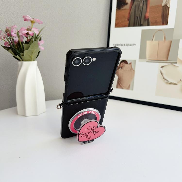 Side Buckle MagSafe Leather Texture Phone Case with Strap / Holder