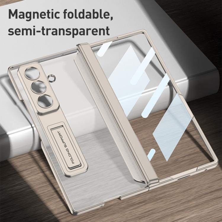 GKK Integrated Magnetic Translucent Phone Case with Holder