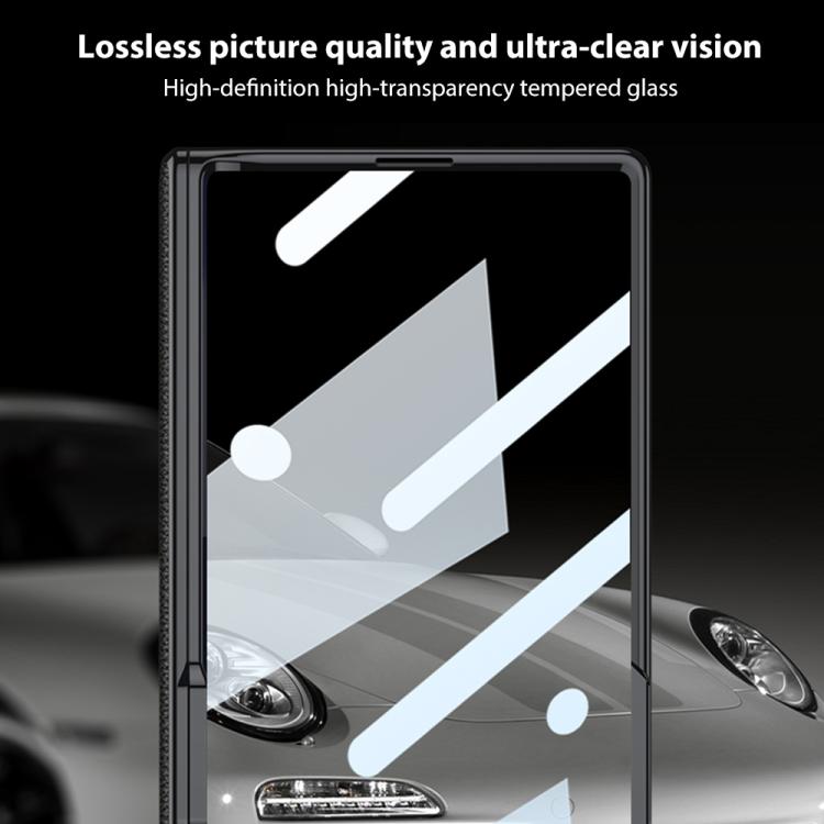 GKK Integrated Magnetic Phantom Leather Hinge Phone Case with Holder
