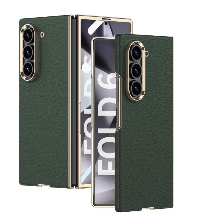 GKK Integrated Plating Leather Phone Case