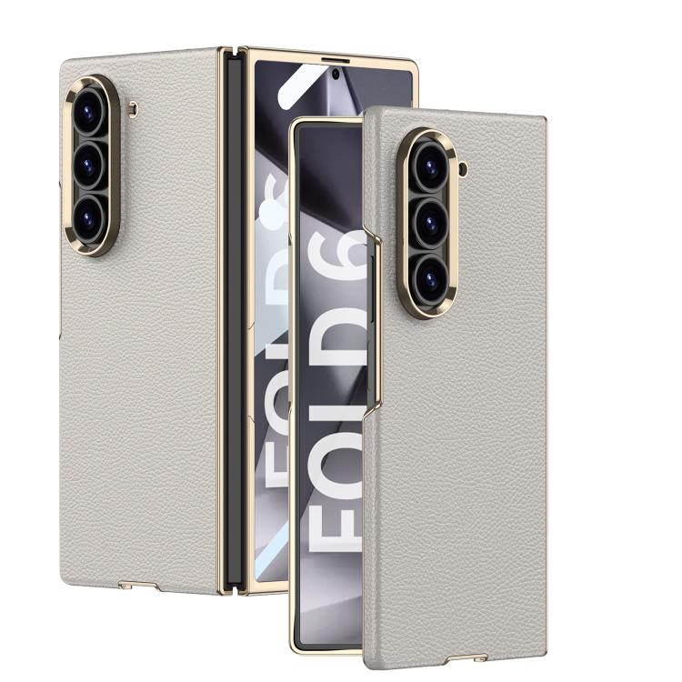GKK Integrated Plating Leather Phone Case