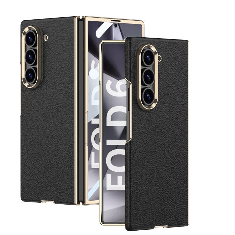 GKK Integrated Plating Leather Phone Case