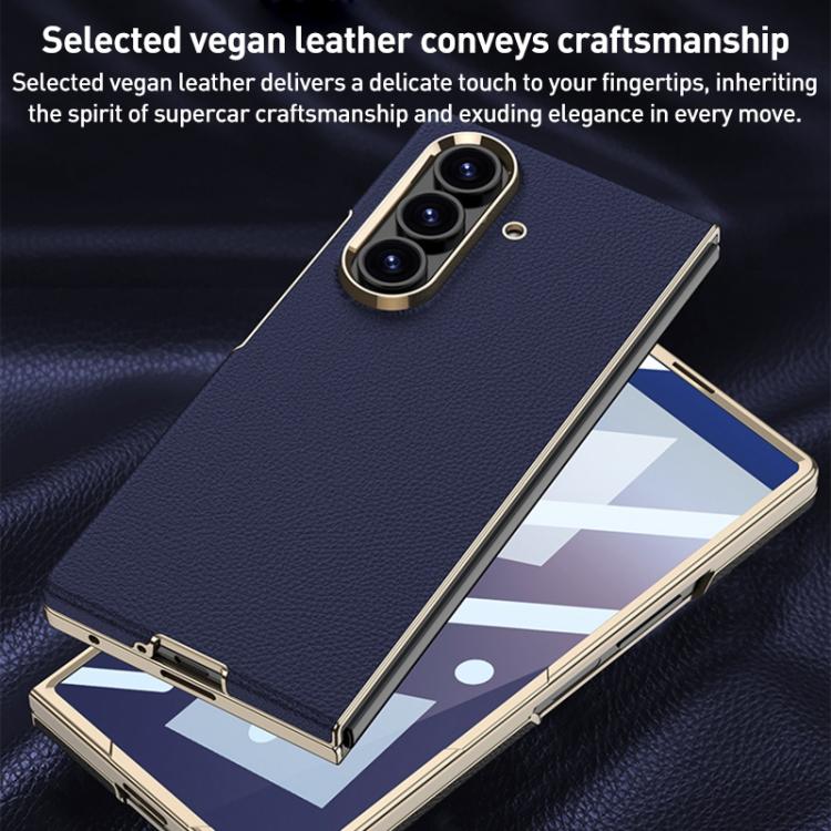 GKK Integrated Plating Leather Phone Case