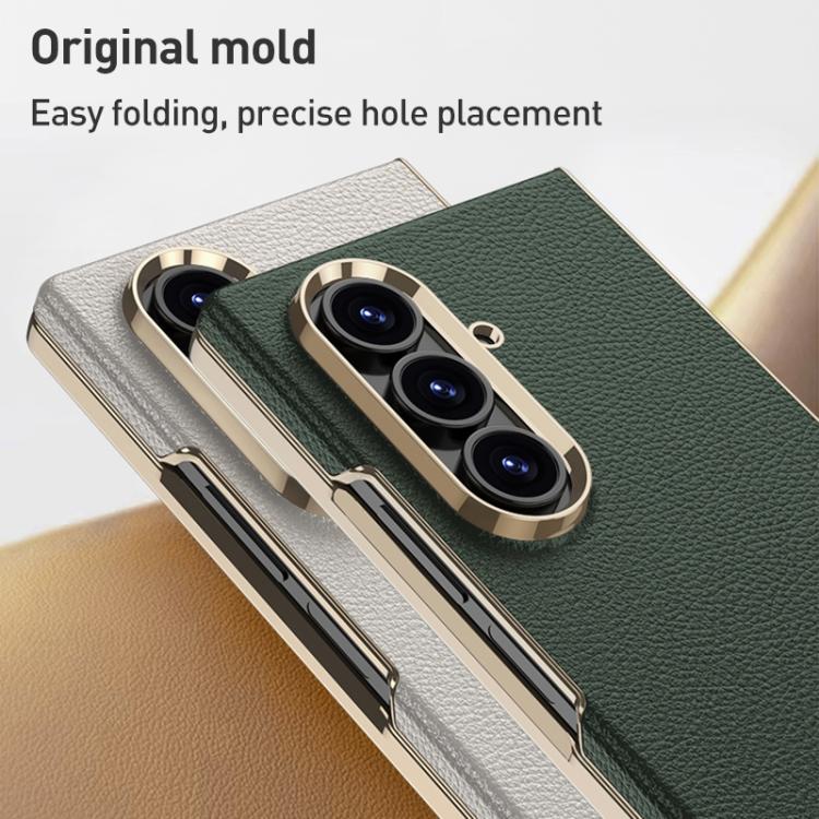 GKK Integrated Plating Leather Phone Case