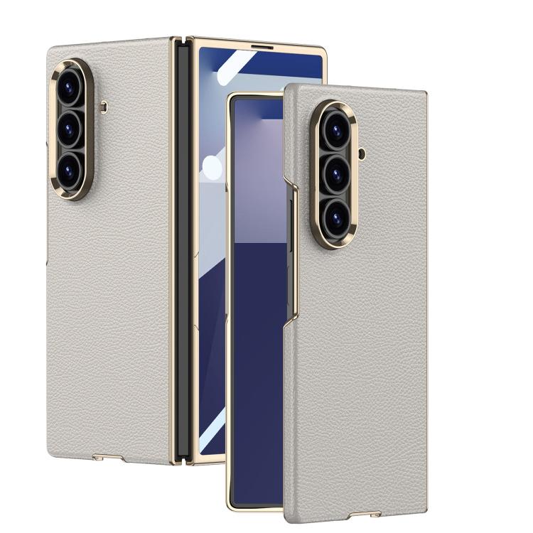 GKK Integrated Plating Leather Phone Case