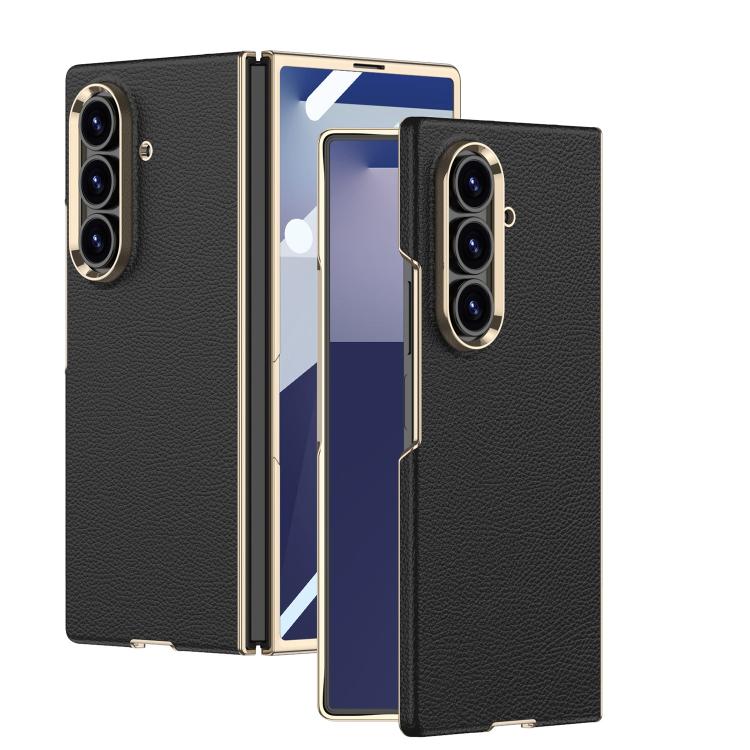 GKK Integrated Plating Leather Phone Case