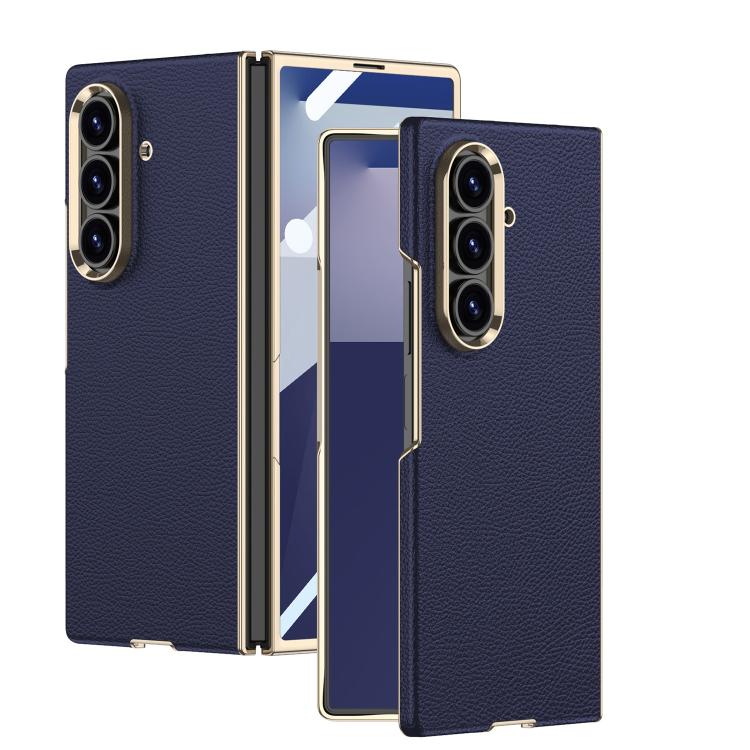 GKK Integrated Plating Leather Phone Case
