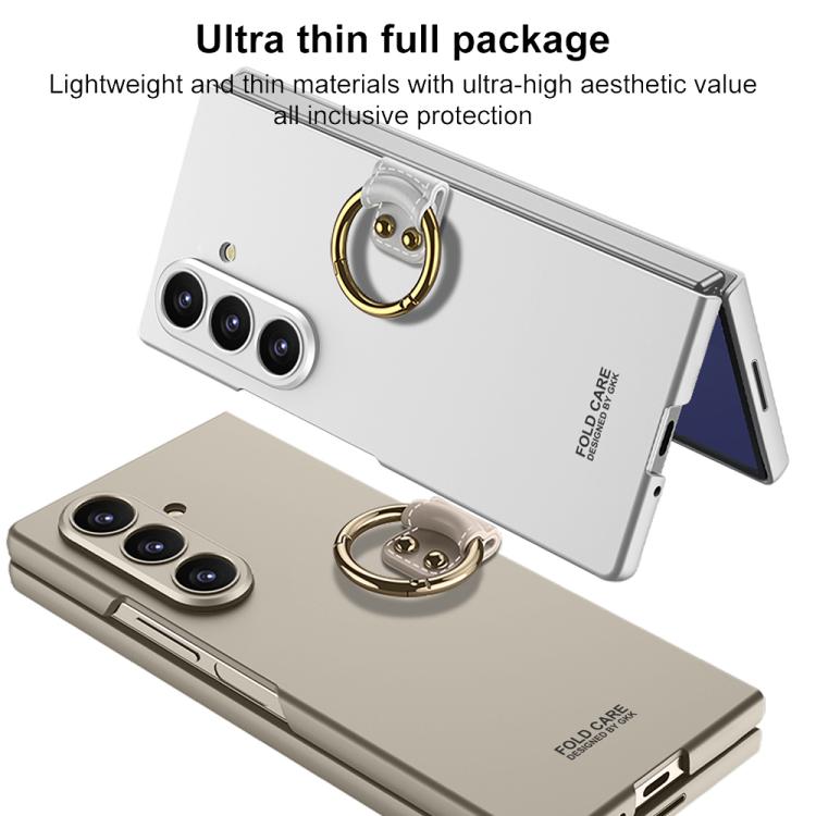 GKK Integrated Ultra-thin PC Full Coverage Phone Case with Ring Holder