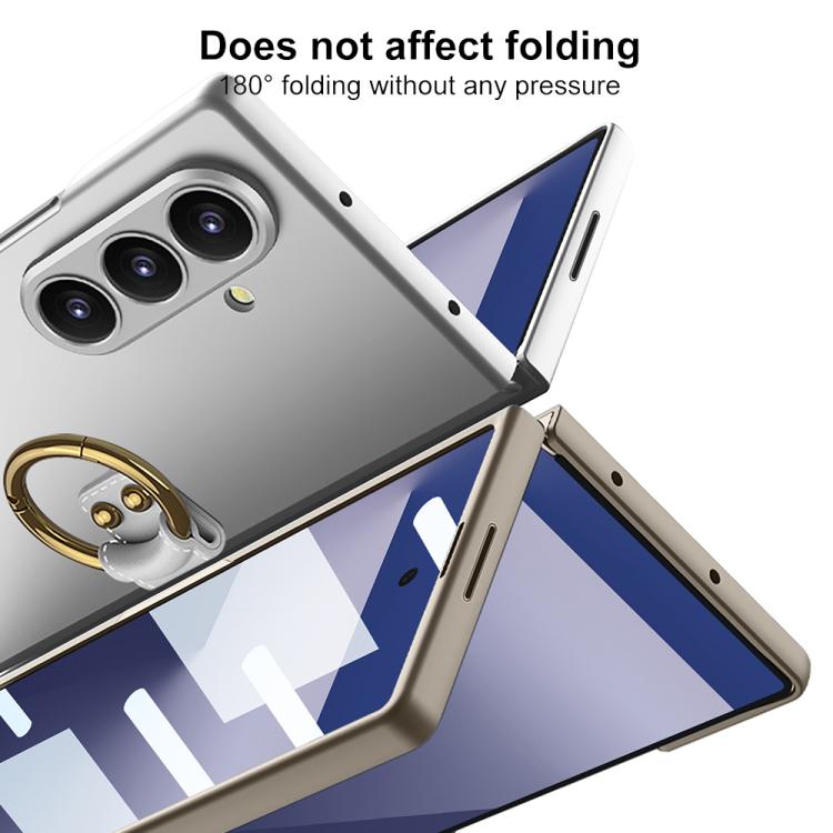 GKK Integrated Ultra-thin PC Full Coverage Phone Case with Ring Holder