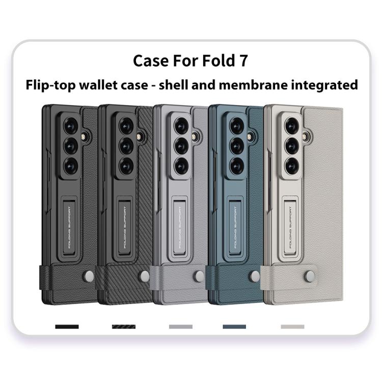GKK Integrated Flip Wallet Leather Phone Case