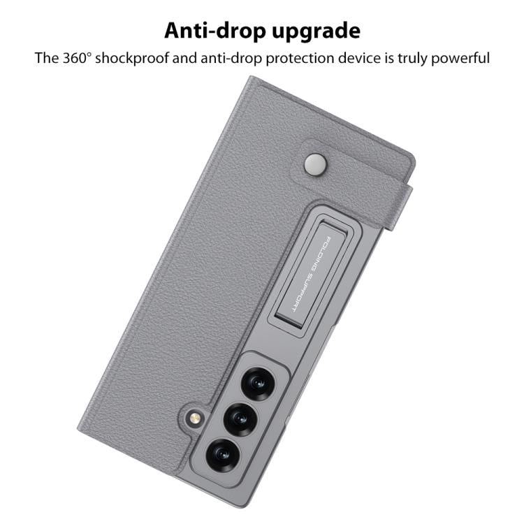 GKK Integrated Flip Wallet Leather Phone Case
