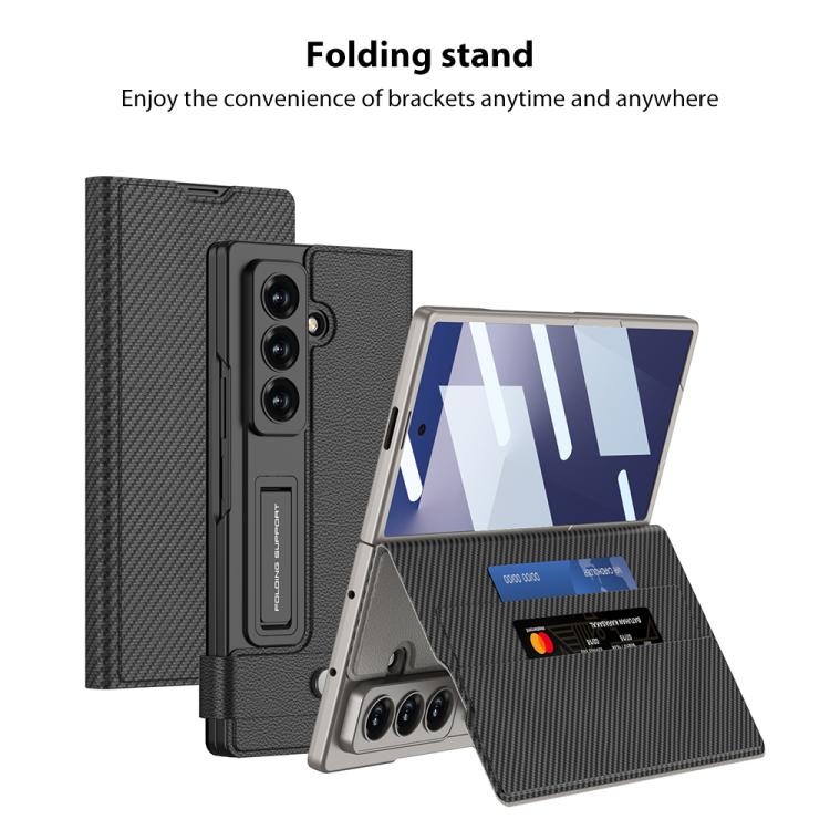 GKK Integrated Flip Wallet Leather Phone Case