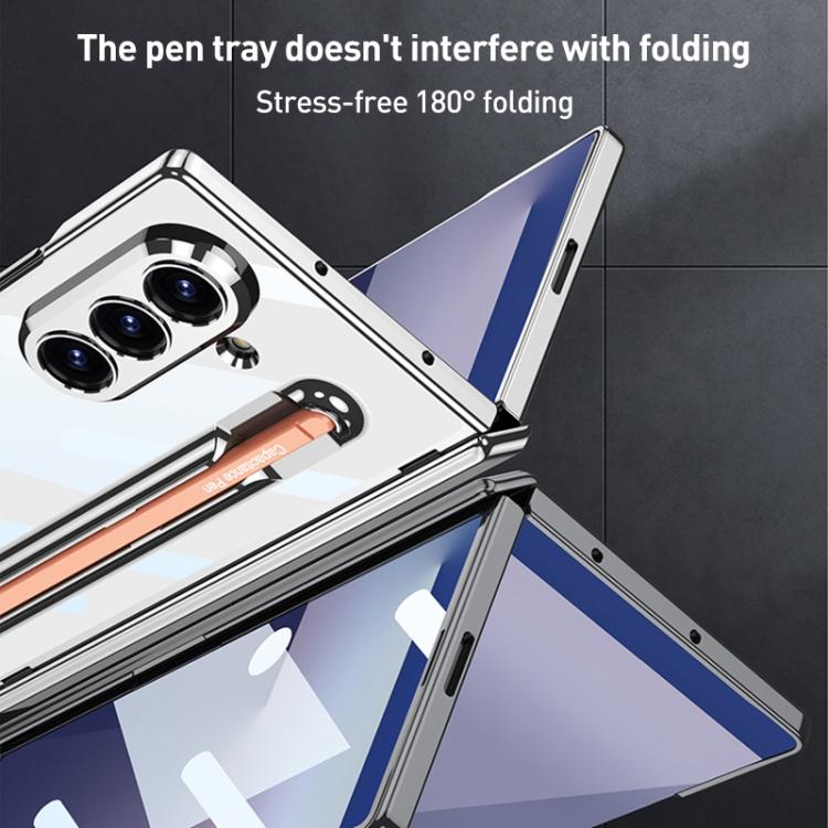GKK Integrated Magnetic Folding Hinge Phone Case with Pen Holder / Pen