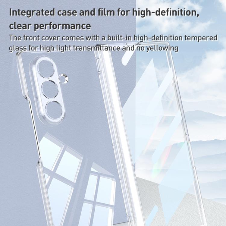 GKK Integrated PC Magnetic Folding Hinge Phone Case with Rotating Holder