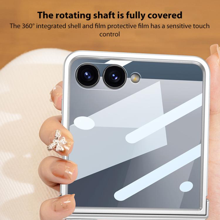 GKK Integrated Ultra-thin Full Cover Hinge Crossbody Strap Phone Case