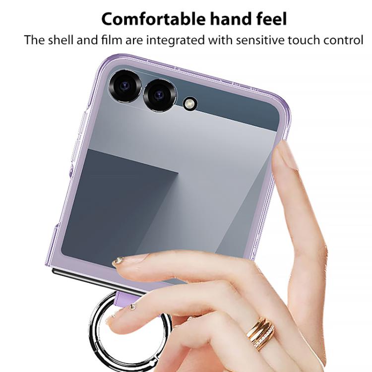 GKK Integrated Large Window PC Ring Holder Phone Case